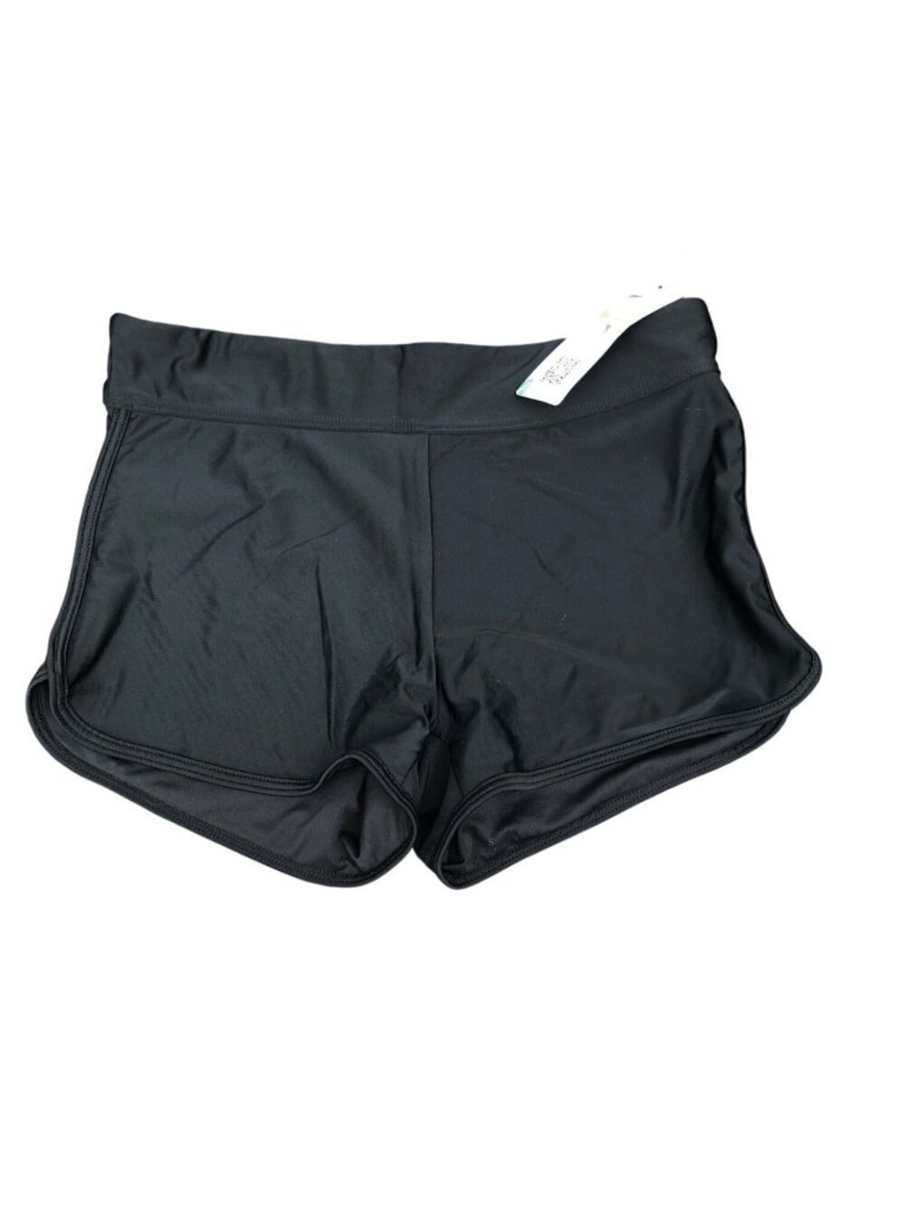 My Charmo NWT Swim Workout Shorts Womens M Black UPF 50+ Athletic Nylon Spandex